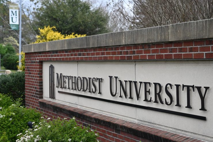 Methodist University sign