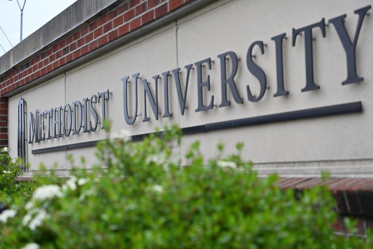 Methodist University sign