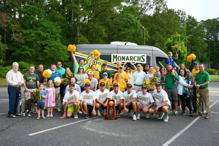 Men's Golf Championship celebration