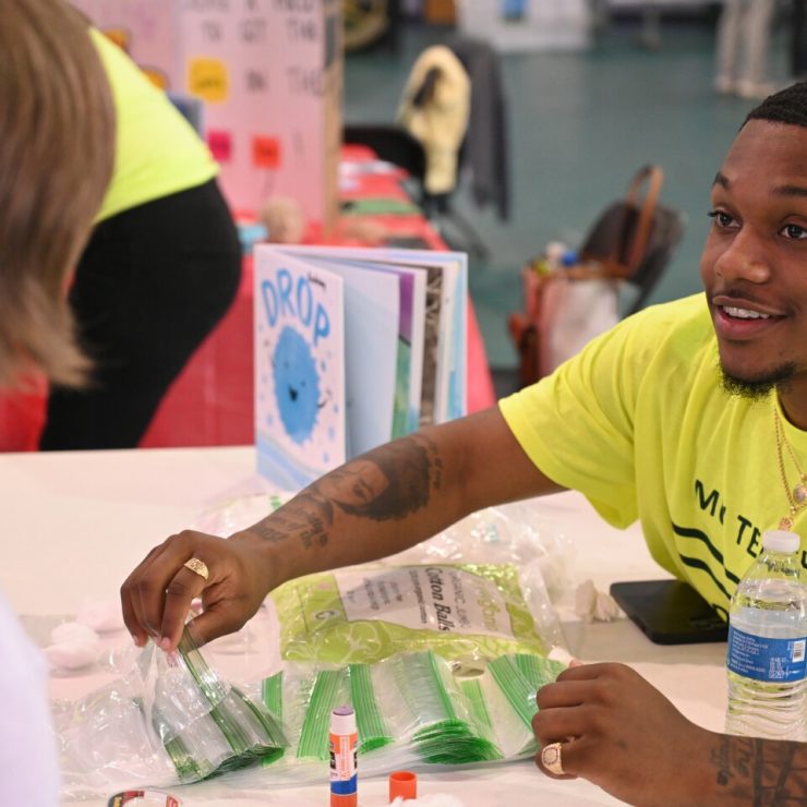 Student at Education Fair