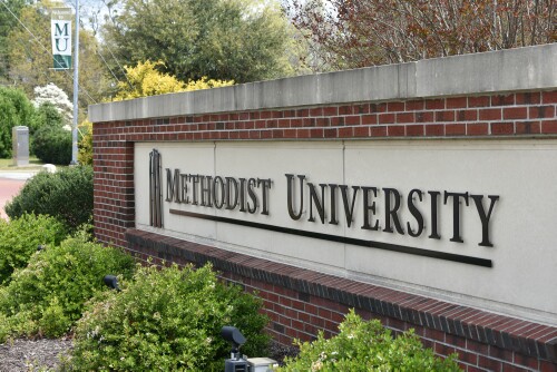 Methodist University sign