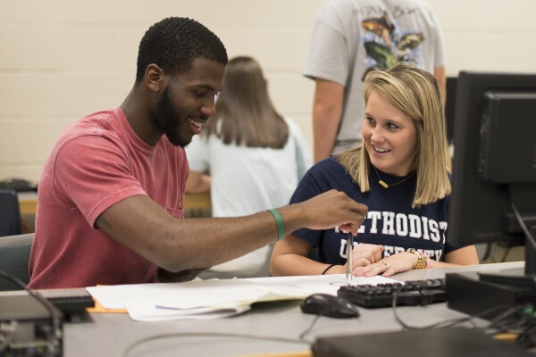 Students in a Computer Lab