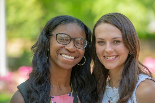 Students in the Quad