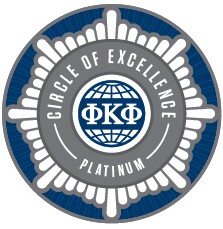 Phi Kappa Phi Circle of Excellence Platinum medal