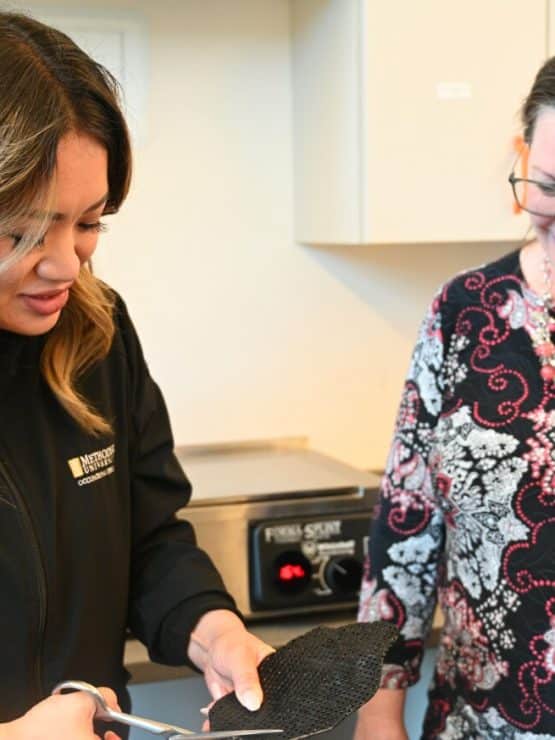 Dr. Amy Haynes teaches Occupational Therapy students