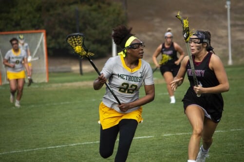 Women's Lacrosse action