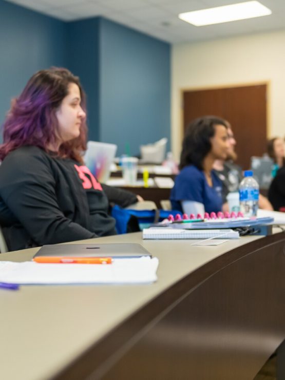 Nursing students in class