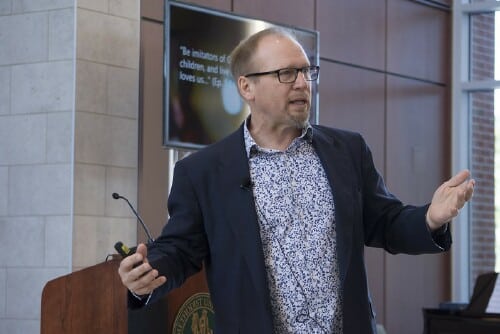 Thomas Jay Oord presents at the Wesley Heritage Celebration