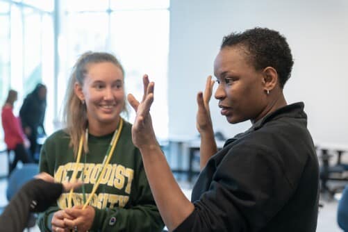 Scene from an Occupational Therapy classroom