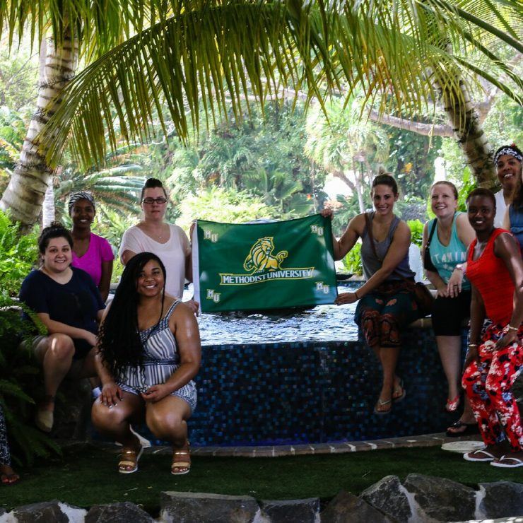Students study abroad in St. Lucia
