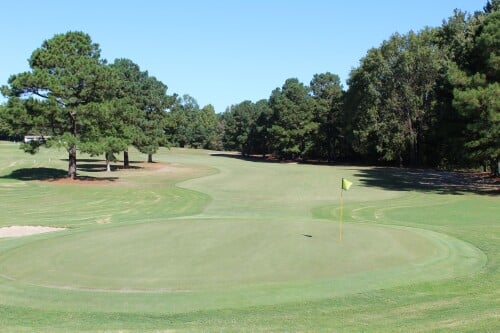 Methodist University Golf Course Hole #1 Green