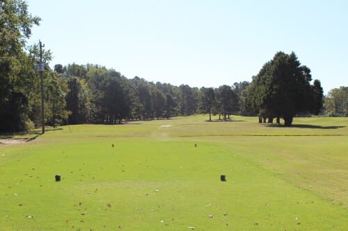 Methodist University Golf Course Hole #1 Tee