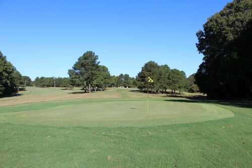 Methodist University Golf Course Hole #11 Green