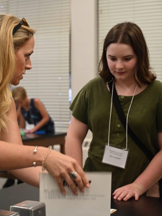 Mathematics class during STEM Camp at Methodist University