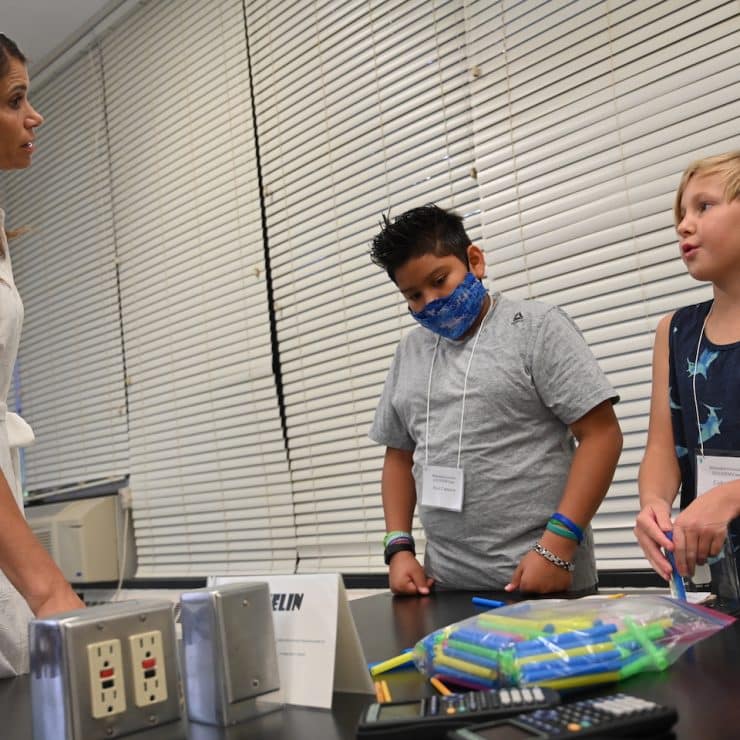 Mathematics class during STEM Camp at Methodist University