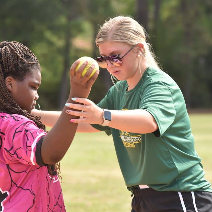 Softball camp at Methodist University