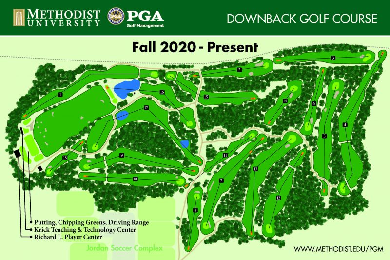 Downback Golf Course Map