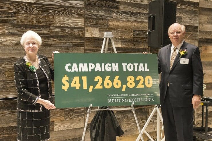 Trustees Mary Lynn Bryan and Harvey Wright