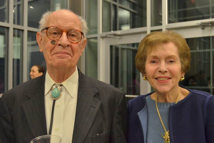 Gerhard Weinberg and Trustee Emeritus Terri Union