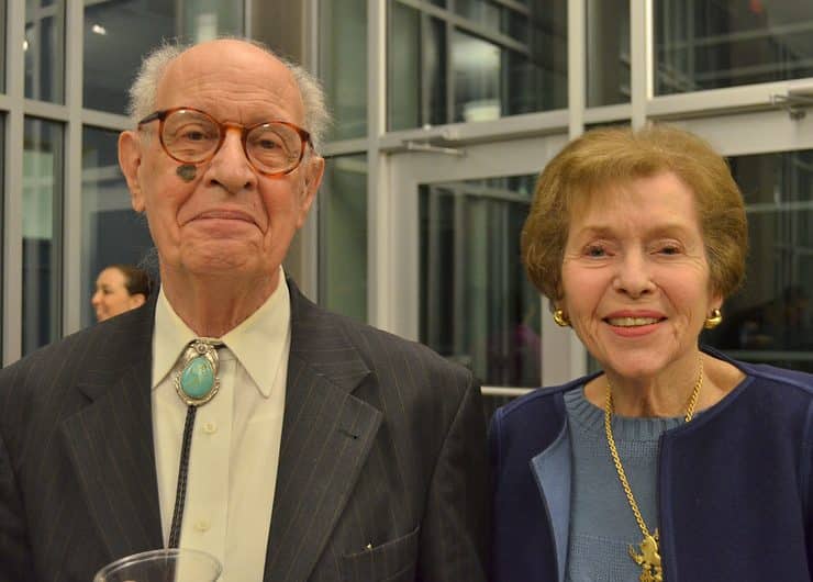 Gerhard Weinberg and Trustee Emeritus Terri Union