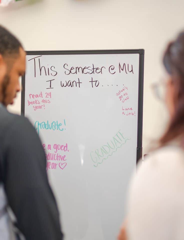 Methodist University hosts "Toast to a New Year" on the first day of classes in 2023