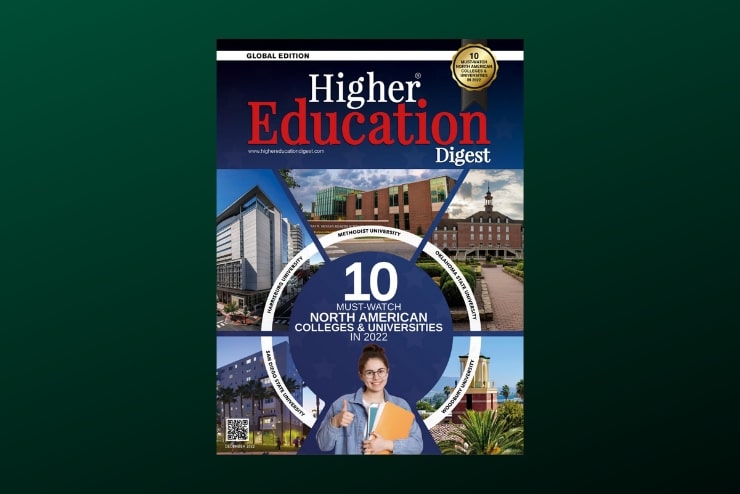 Higher Education magazine cover