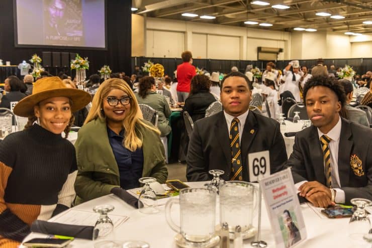 Methodist University students at MLK Brunch