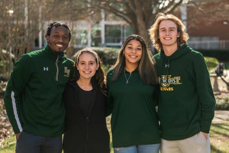 A group of Methodist University Students