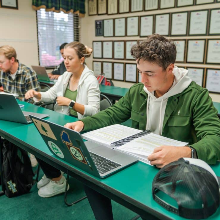 Methodist University PGM students sit in class