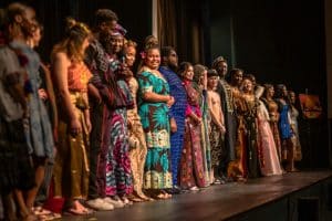 Students performing in Pangea
