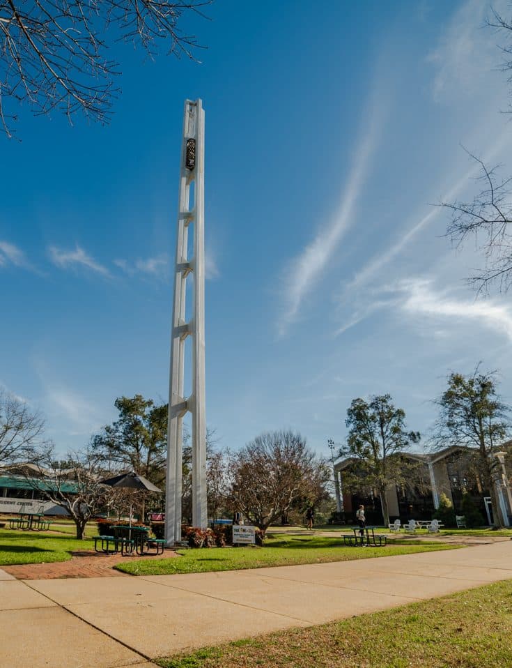 Yarborough Bell Tower in the Quad