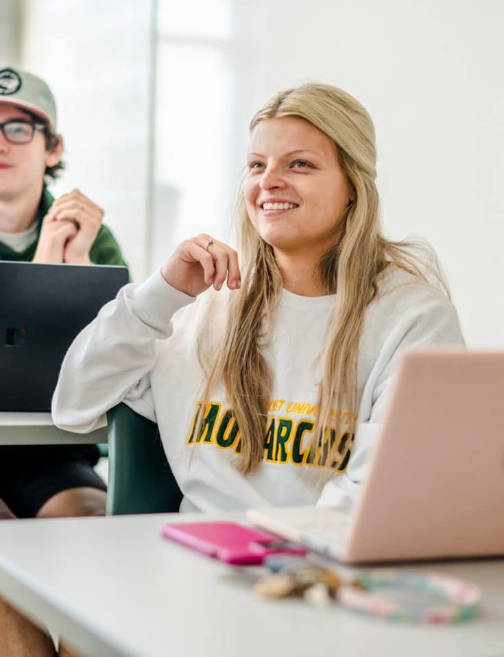 Students in a classroom