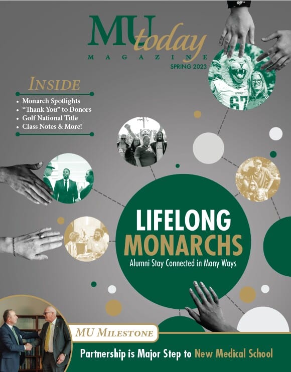 Cover of the Spring 2023 MU Today magazine