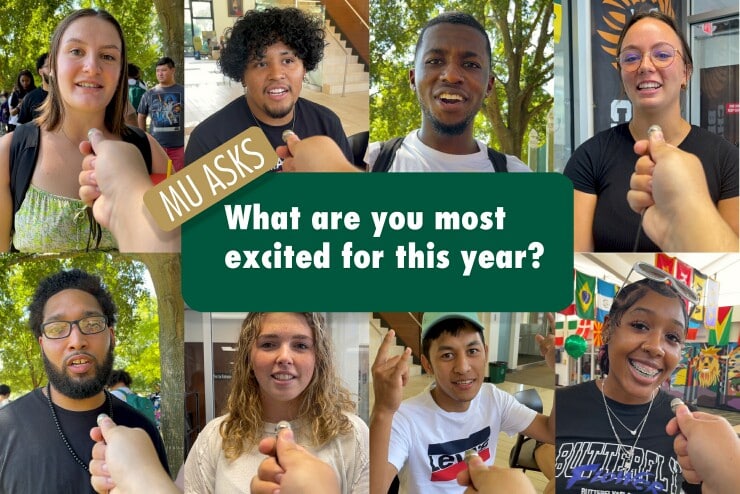 Students responding to the question