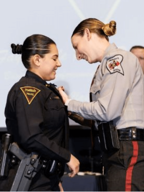 Bertha Llamas graduates from Fayetteville Police Department