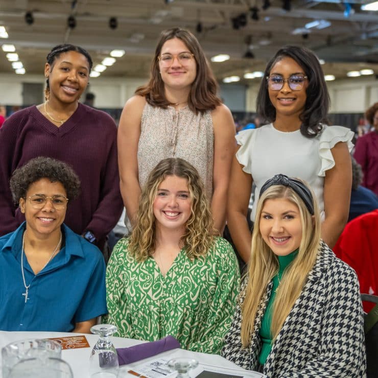 Methodist University students at MLK brunch