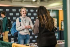 A student at connections day