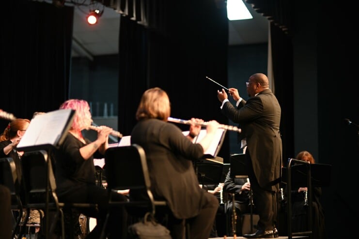 Fayetteville Symphonic Band/MU Concert Band directed by Dr. Daniel McCloud
