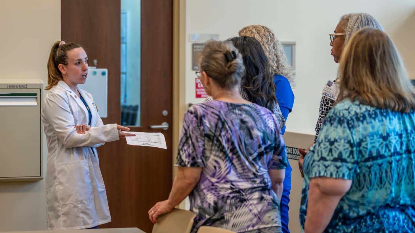 Guests tour the Chaffin Building at the 10th anniversary celebration