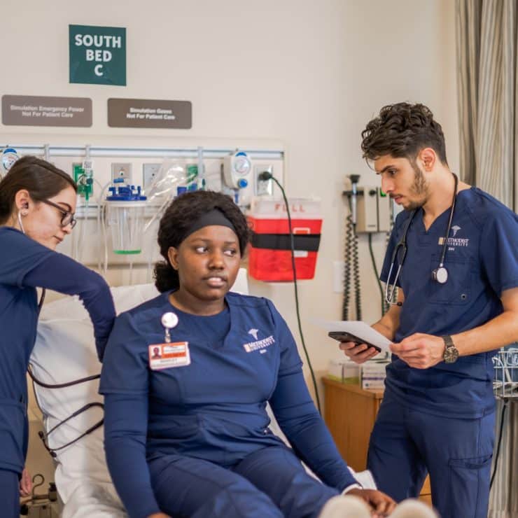 Nursing Students in the Simulation Hospital