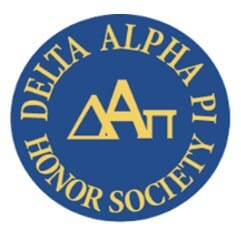 Delta Alpha Pi Honor Society logo