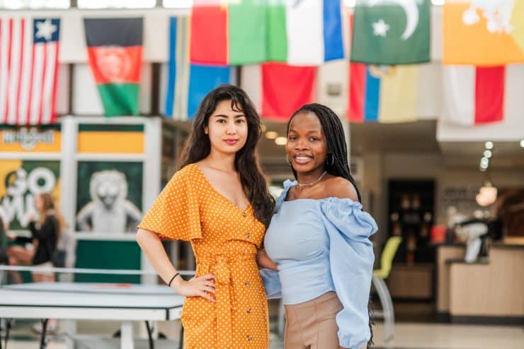 Zakia Najafizada and Hannah Mulbah