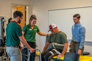 DPT students practice