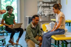 DPT students practice