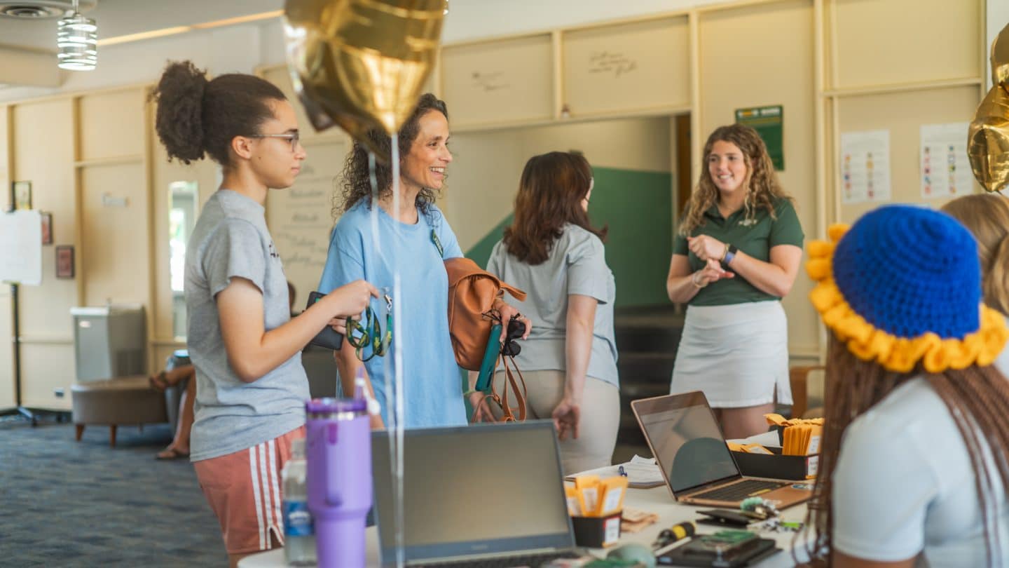 Students at New Student Orientation