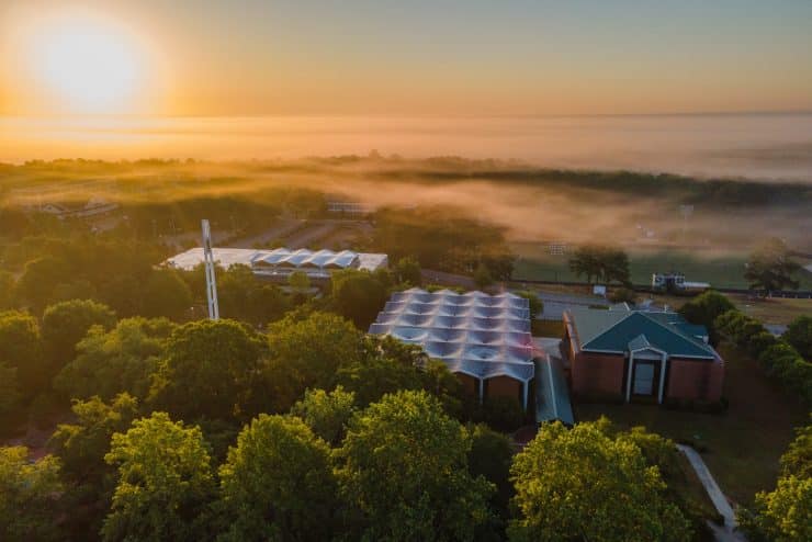 Aerial view of Methodist University