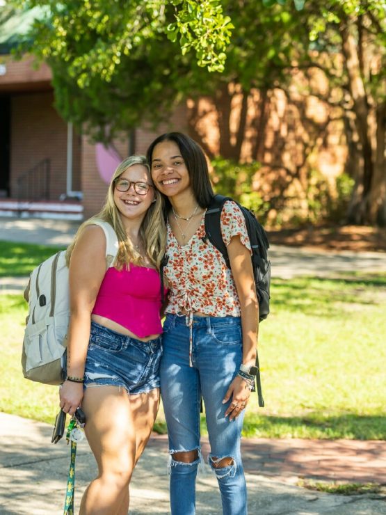 Students Walking to Class
