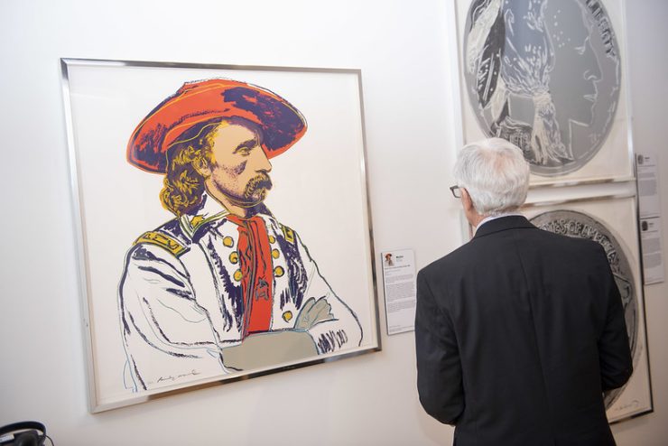 Scene from the Warhol Opening Reception