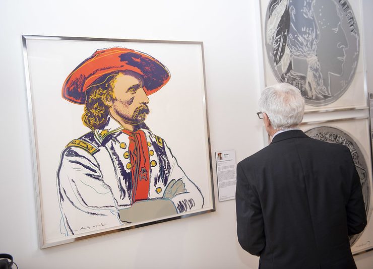 Scene from the Warhol Opening Reception