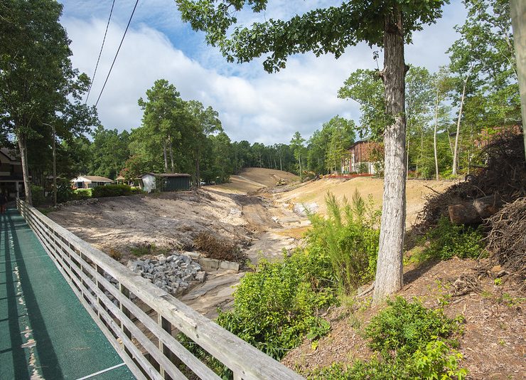 Ravine construction